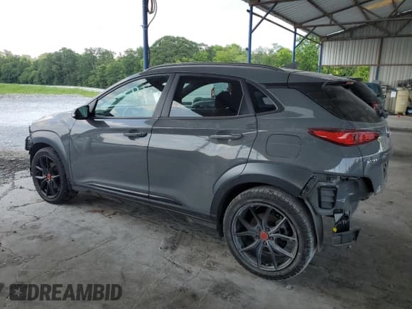 ✅ 2021 Hyundai Kona Night Edition • VIN: KM8K63A54MU668901 • Лот: 61756335. Опубликован ранее на Copart с пробегом 38 543 миль. Бесплатный доступ к архиву аукционных продаж из США и подробный отчёт об истории автомобиля на DreamBid. Изображение 2.