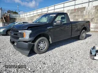 ✅ 2018 Ford F-150 XL • VIN: 1FTMF1CB7JKD42084 • Lot: 87061685. Listed on Copart with 100,570 mi. Free auction sales archive from the USA and detailed vehicle history report at DreamBid. Image 1.