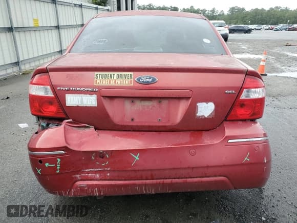 ✅ 2005 Ford Five Hundred SEL • VIN: 1FAFP24185G190624 • Lot: 56364185. Listed on Copart with Not provided. Free auction sales archive from the USA and detailed vehicle history report at DreamBid. Image 6.