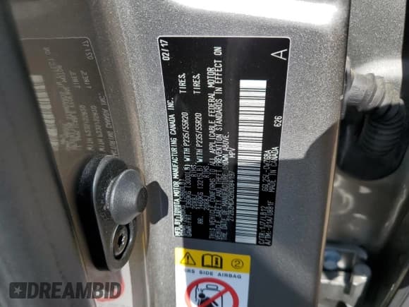 ✅ 2017 Lexus RX 350 • VIN: 2T2BZMCA2HC084197 • Lot: 64711255. Listed on Copart with 52,075 mi. Free auction sales archive from the USA and detailed vehicle history report at DreamBid. Image 13.