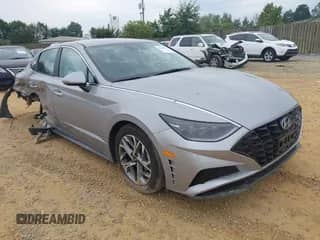 2023 Hyundai Sonata SEL with VIN KMHL64JA7PA329739, listed as a IAAI auction lot 43286903 with 34,824 mi miles and . Bid and sale history available at DreamBid. Image 1.