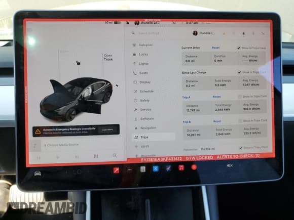 ✅ 2019 Tesla Model 3 Mid Range • VIN: 5YJ3E1EA3KF431412 • Lot: 69645775. Listed on Copart with 114,104 mi. Free auction sales archive from the USA and detailed vehicle history report at DreamBid. Image 9.