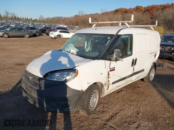 ✅ 2015 Ram ProMaster City Cargo Tradesman • VIN: ZFBERFAT3F6A28636 • Лот: 43709776. Опубликован ранее на IAAI с пробегом 110 977 миль. Бесплатный доступ к архиву аукционных продаж из США и подробный отчёт об истории автомобиля на DreamBid. Изображение 2.