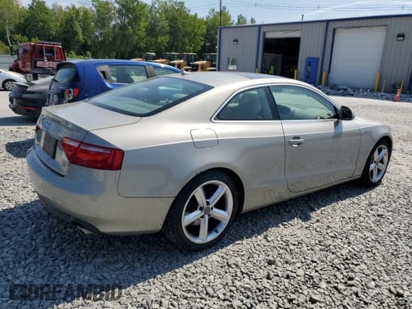✅ 2008 Audi A5 • VIN: WAUDK78T58A035705 • Lot: 67780165. Listed on Copart with 82,111 mi. Free auction sales archive from the USA and detailed vehicle history report at DreamBid. Image 3.