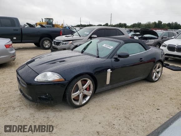 ✅ 2008 Jaguar XK XKR • VIN: SAJWA44C489B21175 • Lot: 74345944. Listed on Copart with Not provided. Free auction sales archive from the USA and detailed vehicle history report at DreamBid. Image 1.