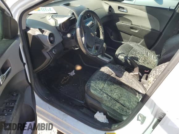 2012 Chevrolet Sonic LTZ with VIN 1G1JE5SH2C4157346, listed as a Copart auction lot 75705184 with Not provided miles and Salvage title. Bid and sale history available at DreamBid. Image 8.