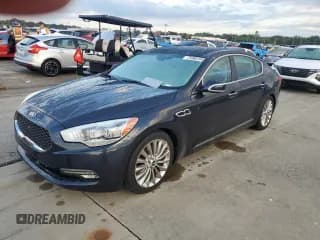 ✅ 2015 Kia K900 Luxury • VIN: KNALW4D43F6022254 • Лот: 73966104. Опубликован ранее на Copart с пробегом 52 161 миль. Бесплатный доступ к архиву аукционных продаж из США и подробный отчёт об истории автомобиля на DreamBid. Изображение 1.