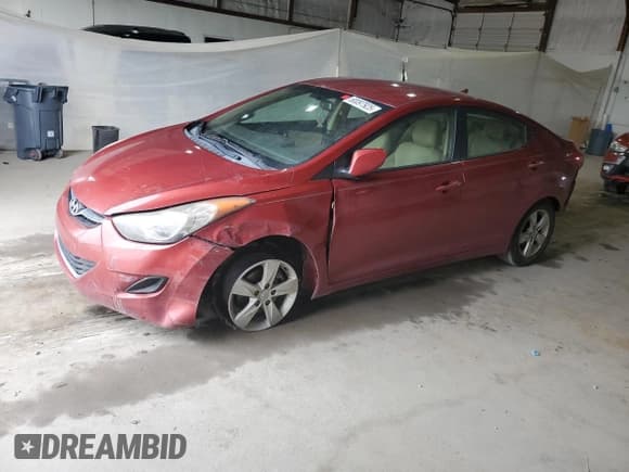 ✅ 2011 Hyundai Elantra GLS • VIN: KMHDH4AE8BU149226 • Lot: 60097925. Listed on Copart with 157,677 mi. Free auction sales archive from the USA and detailed vehicle history report at DreamBid. Image 1.