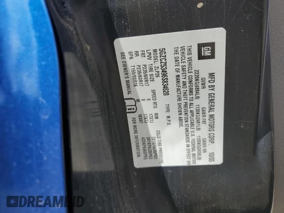 ✅ 2006 Saturn VUE • VIN: 5GZCZ53496S834620 • Lot: 55135955. Wystawiony na Copart z przebiegiem Nie podano. Bezpłatny archiwum sprzedaży aukcyjnych z USA i szczegółowy raport historii pojazdu na DreamBid. Zdjęcie 13.