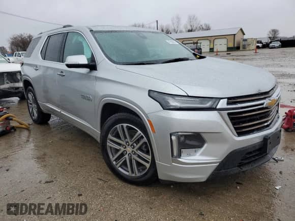 2022 Chevrolet Traverse High Country с VIN 1GNEVNKW8NJ103004, выставлен на аукционе Copart как лот 47998885 с пробегом 22 132 миль миль и Списание • Salvage title. История ставок и продаж доступна на DreamBid. Изображение 4.