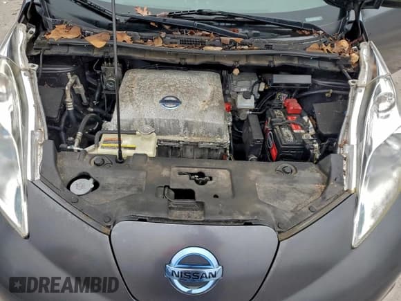 ✅ 2013 Nissan LEAF SL • VIN: 1N4AZ0CP8DC419310 • Lot: 95695195. Listed on Copart with 92,635 mi. Free auction sales archive from the USA and detailed vehicle history report at DreamBid. Image 12.