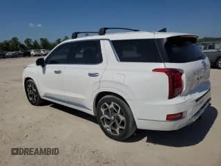 ✅ 2021 Hyundai Palisade Calligraphy • VIN: KM8R7DHE5MU228449 • Лот: 74744744. Опубликован ранее на Copart с пробегом 56 509 миль. Бесплатный доступ к архиву аукционных продаж из США и подробный отчёт об истории автомобиля на DreamBid. Изображение 2.