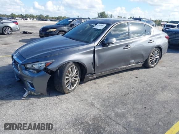 ✅ 2019 Infiniti Q50 Luxe • VIN: JN1EV7AP3KM543143 • Лот: 43535984. Опубликован ранее на IAAI с пробегом 63 711 миль. Бесплатный доступ к архиву аукционных продаж из США и подробный отчёт об истории автомобиля на DreamBid. Изображение 2.