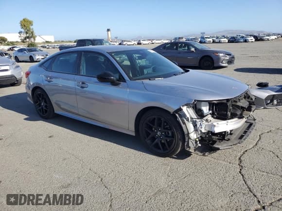 ✅ 2023 Honda Civic Sport • VIN: 2HGFE2F53PH527449 • Lot: 55855765. Listed on Copart with 17,868 mi. Free auction sales archive from the USA and detailed vehicle history report at DreamBid. Image 4.