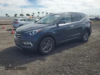 ✅ 2017 Hyundai Santa Fe 2.4L • VIN: 5NMZU3LB6HH003846 • Лот: 91391825. Опубликован ранее на Copart с пробегом 110 328 миль. Бесплатный доступ к архиву аукционных продаж из США и подробный отчёт об истории автомобиля на DreamBid. Изображение 1.