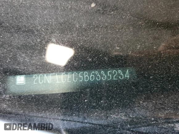 ✅ 2011 Chevrolet Equinox LS • VIN: 2CNFLCEC5B6335234 • Лот: 91297745. Опубликован ранее на Copart с пробегом 128 838 миль. Бесплатный доступ к архиву аукционных продаж из США и подробный отчёт об истории автомобиля на DreamBid. Изображение 14.