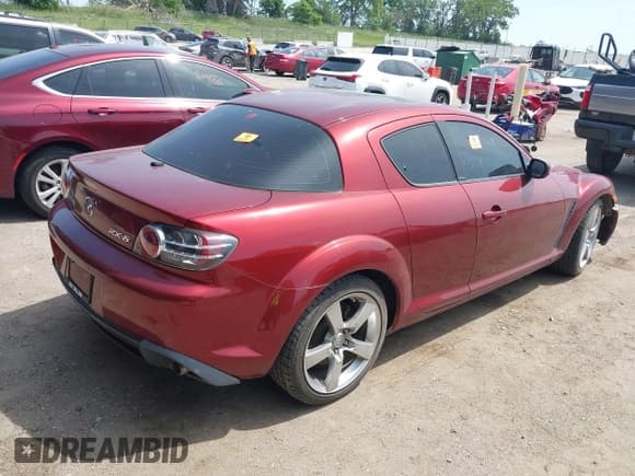 ✅ 2006 Mazda RX-8 • VIN: JM1FE173860205009 • Lot: 42458496. Listed on IAAI with 104,565 mi. Free auction sales archive from the USA and detailed vehicle history report at DreamBid. Image 4.