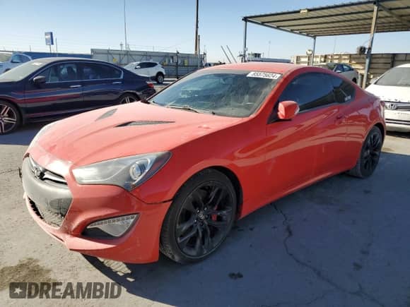 2015 Hyundai Genesis Coupe Ultimate с VIN KMHHU6KJ1FU124291, выставлен на аукционе Copart как лот 85575624 с пробегом 131 104 миль миль и Списание • Salvage title. История ставок и продаж доступна на DreamBid. Изображение 1.