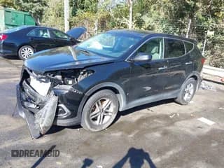 ✅ 2018 Hyundai Santa Fe 2.4L • VIN: 5NMZT3LB7JH080007 • Лот: 43518186. Опубликован ранее на IAAI с пробегом 222 313 миль. Бесплатный доступ к архиву аукционных продаж из США и подробный отчёт об истории автомобиля на DreamBid. Изображение 2.