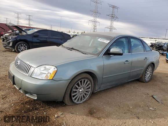 ✅ 2005 Mercury Montego Premier • VIN: 1MEFM42165G613698 • Lot: 90355215. Wystawiony na Copart z przebiegiem 105 417 mil. Bezpłatny archiwum sprzedaży aukcyjnych z USA i szczegółowy raport historii pojazdu na DreamBid. Zdjęcie 1.
