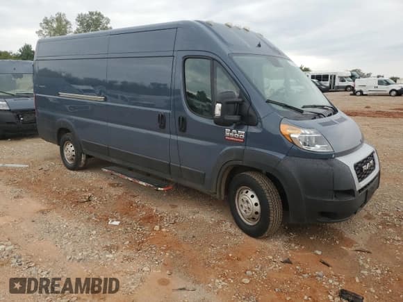 ✅ 2021 Ram ProMaster Cargo • VIN: 3C6MRVJG2ME586687 • Lot: 96631605. Listed on Copart with 56,505 mi. Free auction sales archive from the USA and detailed vehicle history report at DreamBid. Image 4.