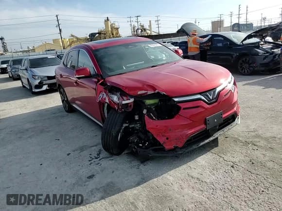 ✅ 2023 VinFast VF 8 Plus • VIN: RLLV1AFA8PH000614 • Lot: 45595505. Listed on Copart with 9,271 mi. Free auction sales archive from the USA and detailed vehicle history report at DreamBid. Image 12.