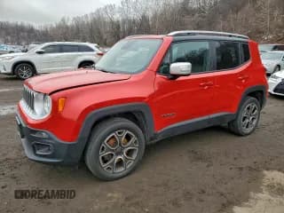 ✅ 2016 Jeep Renegade Limited • VIN: ZACCJBDT8GPD37899 • Lot: 96447205. Listed on Copart with 165,026 mi. Free auction sales archive from the USA and detailed vehicle history report at DreamBid. Image 1.