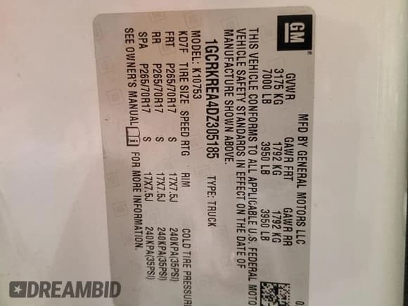 ✅ 2013 Chevrolet Silverado 1500 LS • VIN: 1GCRKREA4DZ305185 • Lot: 78172444. Listed on Copart with Not provided. Free auction sales archive from the USA and detailed vehicle history report at DreamBid. Image 13.