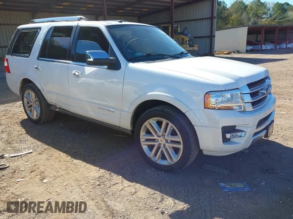 ✅ 2017 Ford Expedition Platinum • VIN: 1FMJU1LT8HEA36551 • Лот: 43626182. Опубликован ранее на IAAI с пробегом 130 289 миль. Бесплатный доступ к архиву аукционных продаж из США и подробный отчёт об истории автомобиля на DreamBid. Изображение 1.