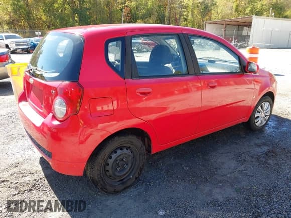 ✅ 2009 Chevrolet Aveo 1LT • VIN: KL1TD66E69B651519 • Lot: 43406543. Listed on IAAI with 68,778 mi. Free auction sales archive from the USA and detailed vehicle history report at DreamBid. Image 4.