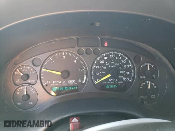 2001 Chevrolet Blazer LT z VIN 1GNDT13W812168142, wystawiony jako Copart lot #76093764 z przebiegiem 187 845 mil mil oraz Nie do naprawy • Non repairable. Historia ofert i sprzedaży dostępna na DreamBid. Obrazek 9.