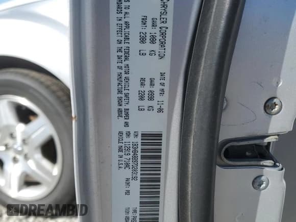 ✅ 2007 Dodge Caliber SXT • VIN: 1B3HB48B97D203192 • Лот: 75995604. Опубликован ранее на Copart с пробегом 110 397 миль. Бесплатный доступ к архиву аукционных продаж из США и подробный отчёт об истории автомобиля на DreamBid. Изображение 13.