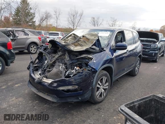 ✅ 2017 Honda Pilot EX-L • VIN: 5FNYF5H62HB021601 • Lot: 43617036. Wystawiony na IAAI z przebiegiem 180 409 mil. Bezpłatny archiwum sprzedaży aukcyjnych z USA i szczegółowy raport historii pojazdu na DreamBid. Zdjęcie 2.