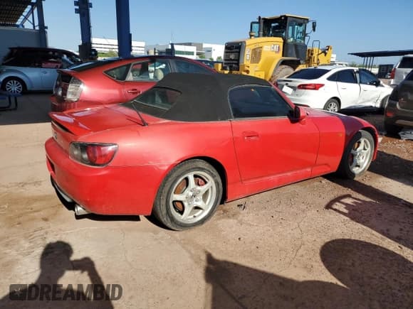 ✅ 2000 Honda S2000 • VIN: JHMAP1146YT007843 • Lot: 70533135. Wystawiony na Copart z przebiegiem 152 331 mil. Bezpłatny archiwum sprzedaży aukcyjnych z USA i szczegółowy raport historii pojazdu na DreamBid. Zdjęcie 3.