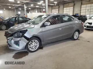 ✅ 2021 Mitsubishi Mirage SE • VIN: ML32FVFJ3MHF02793 • Lot: 47773625. Listed on Copart with 99,073 mi. Free auction sales archive from the USA and detailed vehicle history report at DreamBid. Image 1.