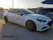 2021 Hyundai Sonata SEL with VIN 5NPEF4JAXMH072562, listed as a Copart auction lot 80775755 with 89,946 mi miles and Salvage title. Bid and sale history available at DreamBid. Image 4.