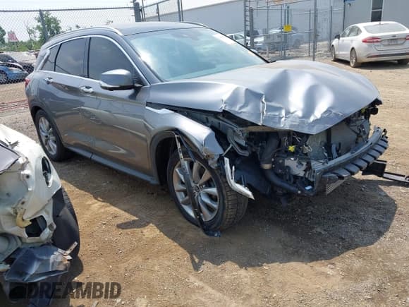 ✅ 2019 Infiniti QX50 Luxe • VIN: 3PCAJ5M38KF147982 • Lot: 42498654. Listed on IAAI with 35,549 mi. Free auction sales archive from the USA and detailed vehicle history report at DreamBid. Image 1.