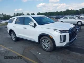 2025 Hyundai Palisade SEL с VIN KM8R24GE7SU857689, выставлен на аукционе IAAI как лот 43118556 с пробегом 8 434 миль миль и . История ставок и продаж доступна на DreamBid. Изображение 1.