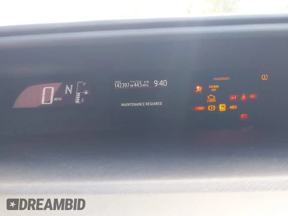 ✅ 2016 Toyota Prius One • VIN: JTDKDTB38G1123233 • Лот: 42228136. Опубликован ранее на IAAI с пробегом 142 397 миль. Бесплатный доступ к архиву аукционных продаж из США и подробный отчёт об истории автомобиля на DreamBid. Изображение 7.