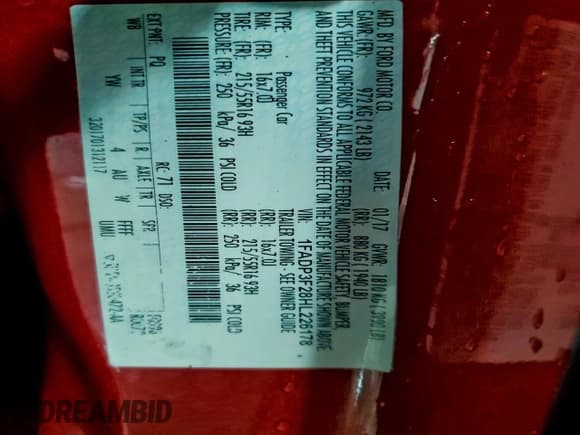 ✅ 2017 Ford Focus SE • VIN: 1FADP3F28HL226178 • Lot: 93750225. Wystawiony na Copart z przebiegiem 150 897 mil. Bezpłatny archiwum sprzedaży aukcyjnych z USA i szczegółowy raport historii pojazdu na DreamBid. Zdjęcie 12.