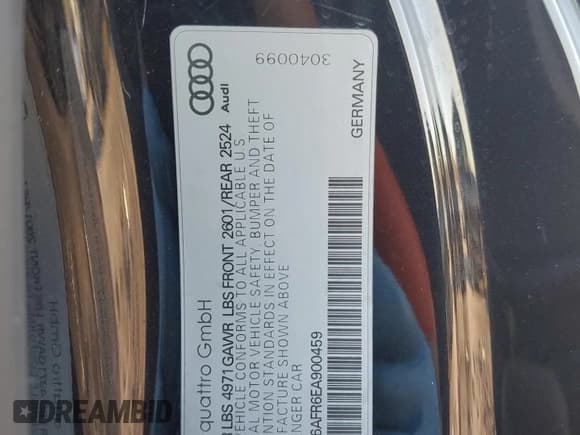 ✅ 2014 Audi RS 5 • VIN: WUAC6AFR6EA900459 • Lot: 74350834. Listed on Copart with 127,313 mi. Free auction sales archive from the USA and detailed vehicle history report at DreamBid. Image 12.