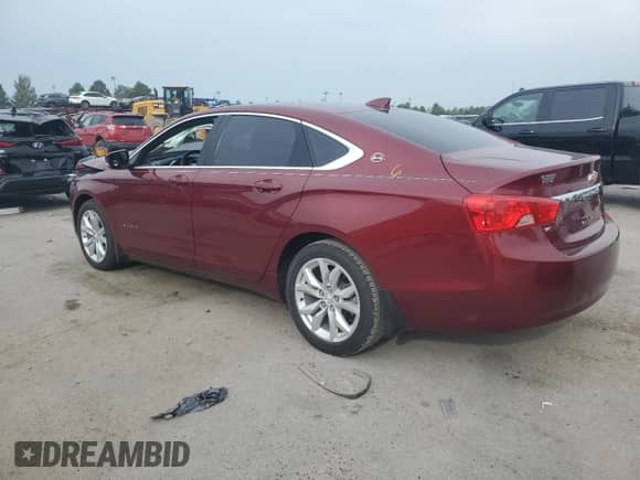 2016 Chevrolet Impala LT with VIN 1G1115S35GU164149, listed as a Copart auction lot 83779185 with 93,074 mi miles and Salvage title. Bid and sale history available at DreamBid. Image 2.