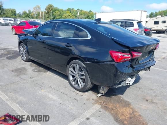 2022 Chevrolet Malibu LT with VIN 1G1ZD5ST0NF167620, listed as a IAAI auction lot 43204933 with 83,542 mi miles and . Bid and sale history available at DreamBid. Image 3.