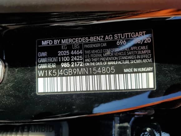 2021 Mercedes-Benz CLA 250 z VIN W1K5J4GB9MN154805, wystawiony jako Copart lot #70897695 z przebiegiem 18 285 mil mil oraz Czysty tytuł • Clean title. Historia ofert i sprzedaży dostępna na DreamBid. Obrazek 13.