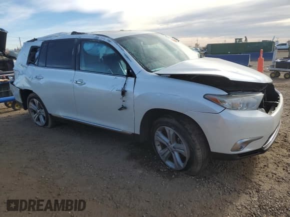 ✅ 2013 Toyota Highlander Limited • VIN: 5TDDK3EHXDS186712 • Lot: 92246175. Listed on Copart with 169,368 mi. Free auction sales archive from the USA and detailed vehicle history report at DreamBid. Image 4.