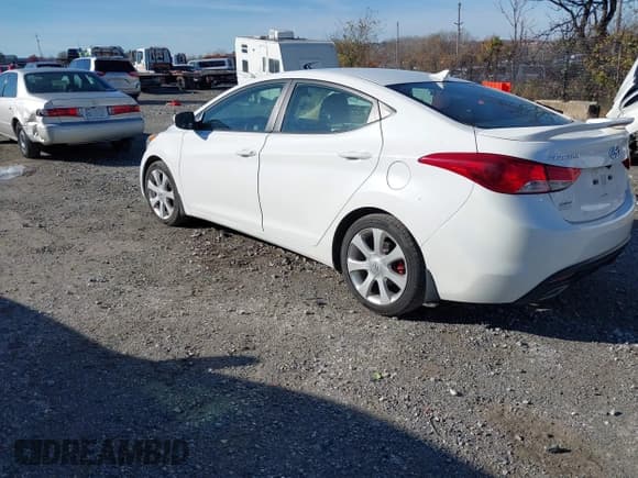 ✅ 2013 Hyundai Elantra GLS • VIN: 5NPDH4AE2DH198830 • Lot: 43776253. Listed on IAAI with 126,233 mi. Free auction sales archive from the USA and detailed vehicle history report at DreamBid. Image 3.