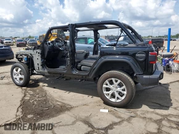 ✅ 2024 Jeep Wrangler Sahara • VIN: 1C4PJXEG7RW355395 • Lot: 68502755. Listed on Copart with Not provided. Free auction sales archive from the USA and detailed vehicle history report at DreamBid. Image 2.