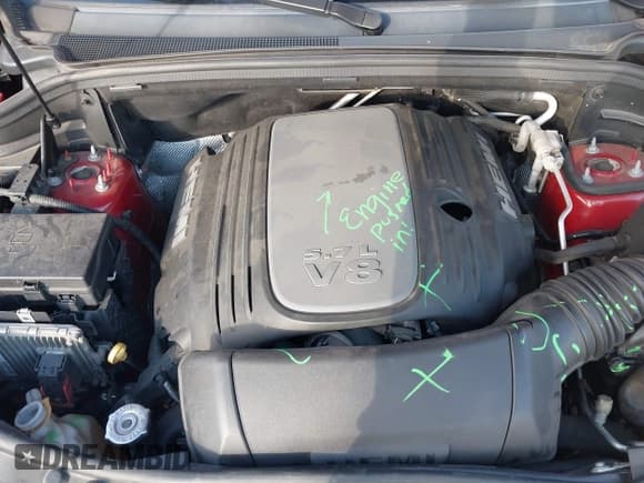 ✅ 2017 Dodge Durango R/T • VIN: 1C4SDJCT9HC681584 • Lot: 43591553. Listed on IAAI with 109,683 mi. Free auction sales archive from the USA and detailed vehicle history report at DreamBid. Image 10.