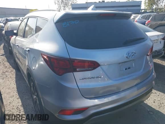 2017 Hyundai Santa Fe Ultimate with VIN 5XYZW4LAXHG412627, listed as a IAAI auction lot 43464775 with 86,112 mi miles and . Bid and sale history available at DreamBid. Image 3.