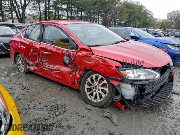 ✅ 2018 Nissan Sentra SV • VIN: 3N1AB7AP3JL618519 • Lot: 93955095. Listed on Copart with 131,006 mi. Free auction sales archive from the USA and detailed vehicle history report at DreamBid. Image 4.